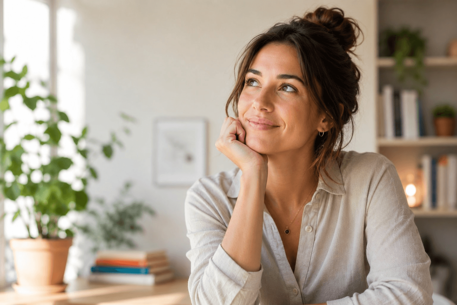 Personne travaillant dans un environnement calme